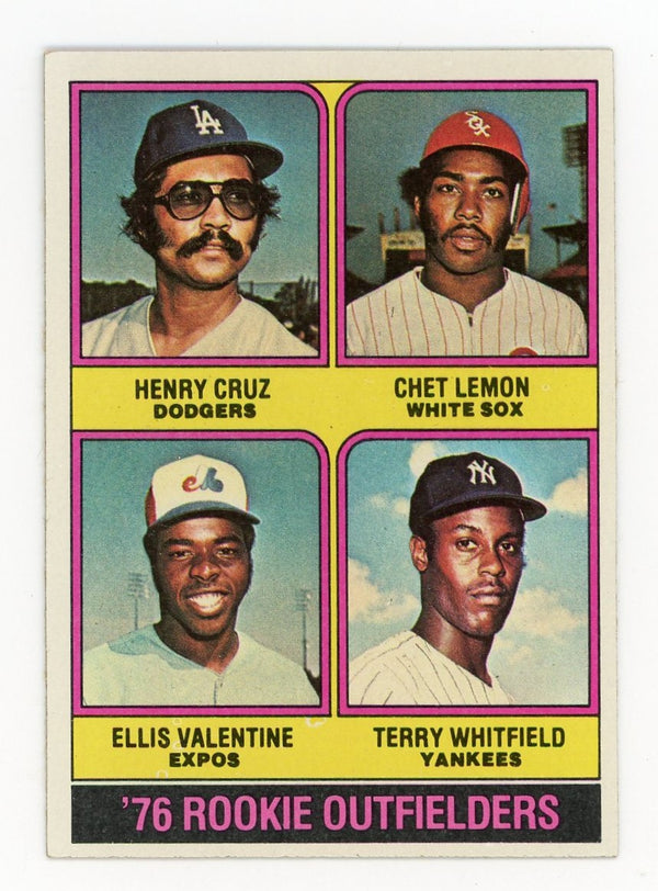 '76 Rookie Outfielders #590 Card