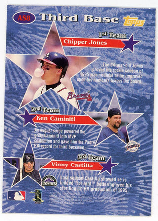 Chipper Jones 1997 Topps 1st Team All-Star #AS8