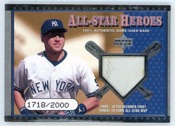 Derek Jeter 2001 Upper Deck All-Star Heroes Base Card 1718/2000