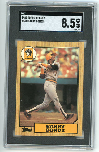 Barry Bonds 1987 Topps Tiffany #320 SGC 8.5