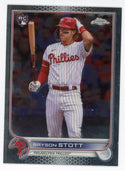 Bryson Stott 2022 Topps Chrome Rookie Card #USC154