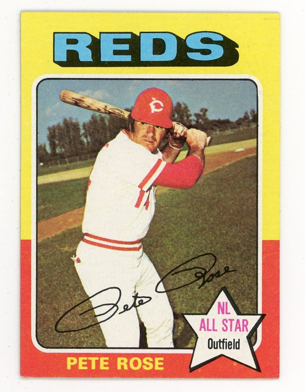 Pete Rose 1975 Topps Card #320