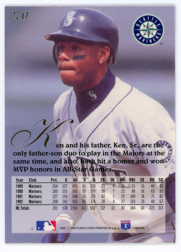 Ken Griffey Jr. 1993 Fleer #270