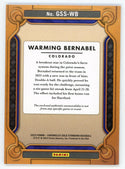 Warming Bernabel 2023 Panini Gold Standard Swatches #GSS-WB