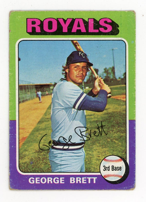 George Brett 1975 Topps Card