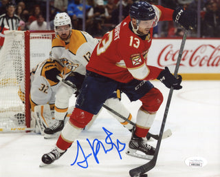 Sam Reinhart Autographed Panthers 8x10 Photo (JSA)