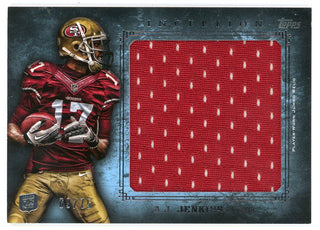 AJ Jenkins 2012 Topps Inception Patch Relic Rookie Card #JR-AJJ