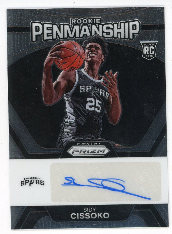 Sidy Cissoko 2023-24 Panini Prizm Rookie Penmanship Autographed RC #RP-CIS