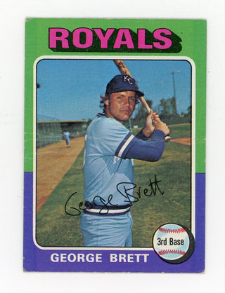 George Brett 1975 Topps Card