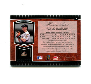 Craig Biggio 2004 Donruss Certified Cuts #90 019/100 Card