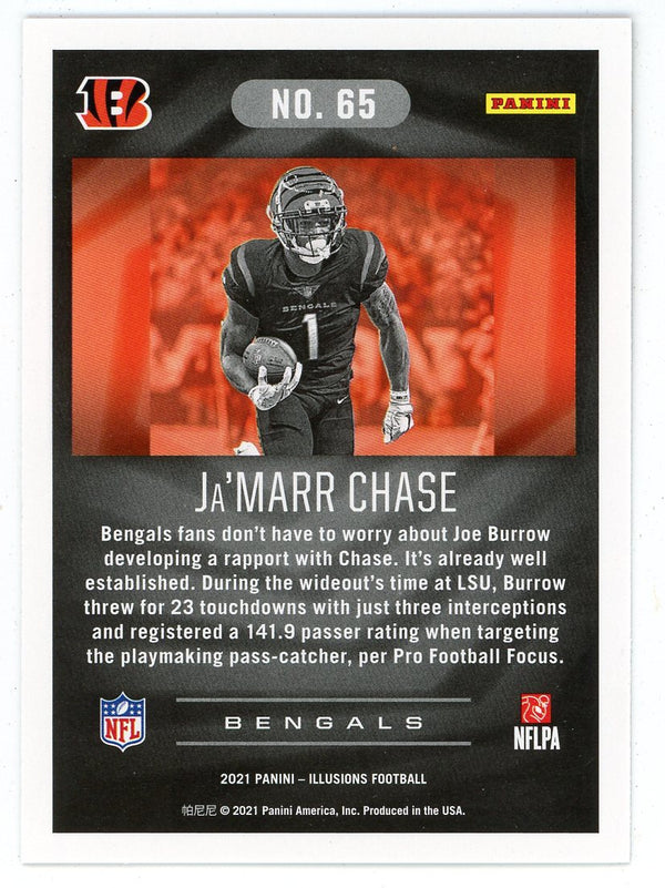 Ja'Marr Chase 2021 Panini Illusions #65