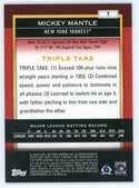 Micky Mantle Topps 2011 Triple Threads Card #7