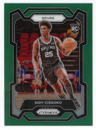 Sidy Cissoko 2023-24 Panini Prizm Green Rookie Card #173