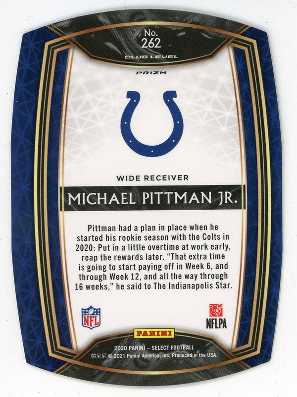 Michael Pittman Jr. 2020 Panini Select DieCut #262