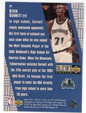 Kevin Garnett 1997 Upper Deck Collector's Choice You Crash the Game #R16