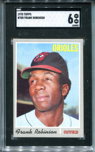 Frank Robinson 1970 Topps #700 SGC 6 Card