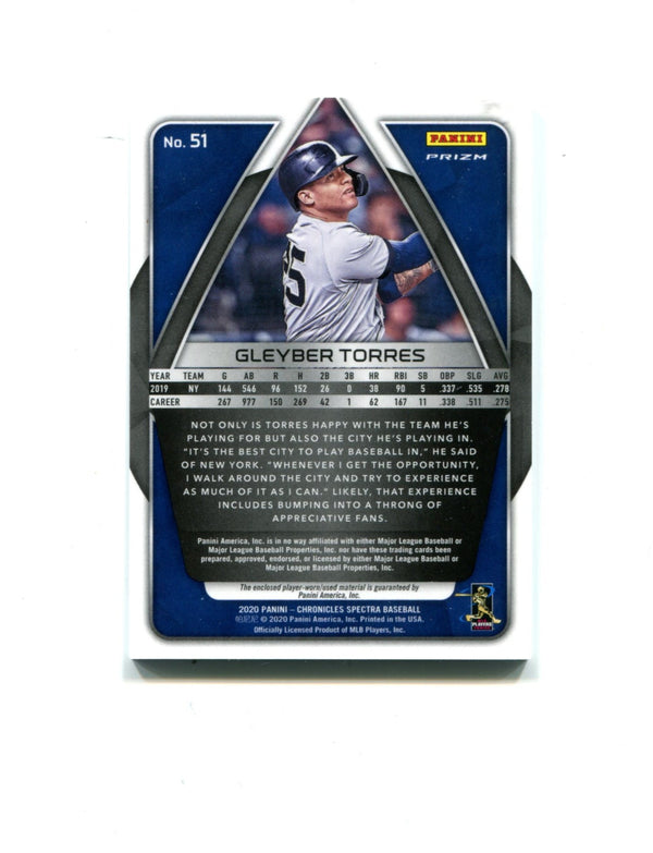 Gleyber Torres 2020 Panini Spectra #51 Card