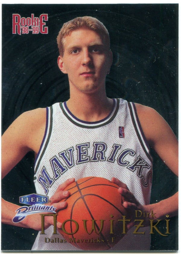 Dirk Nowitzki Fleer Brilliants Rookie 1999