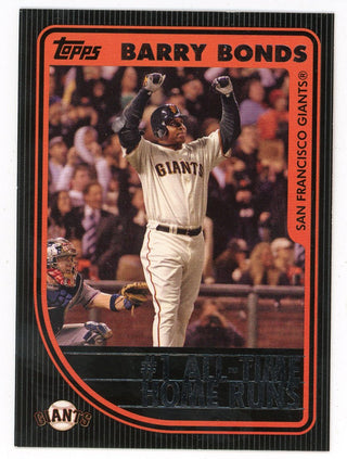 Barry Bonds 2007 Topps #1 All-Time Home Runs #HRK