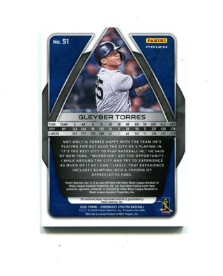 Gleyber Torres 2020 Panini Spectra #51 Card