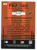 Orlando Cepeda 2005 Leaf Century Collection Timeline Threads Patch Relic #TT-6