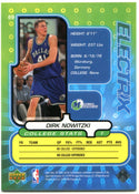 Dirk Nowitzki Upper Deck Electrix Indix 1999