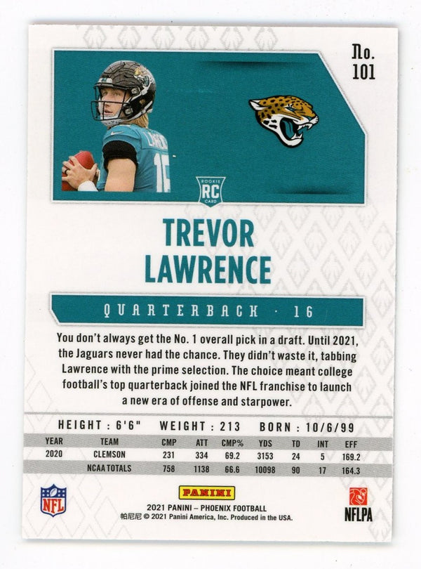 Trevor Lawrence 2021 Panini Fire Burst #101 Card