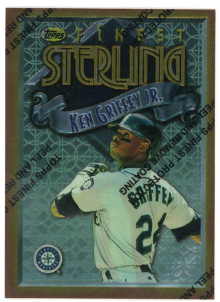 Ken Griffey Jr. 1996 Topps Finnest Sterling #24