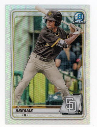 Cj Abrams 2020 Topps Bowman Chrome #BD-189 Card