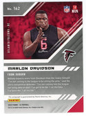 Marlon Davidson Autographed 2020 Panini Xr Rookie Card #162