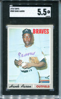 Hank Aaron 1970 Topps #500 SGC 5.5 Card