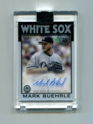 Mark Buehrle 2021 Topps Clearly Authentic Autographed #86TBA-MB Card