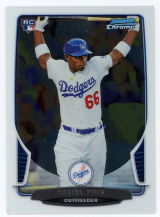 Yasiel Puig 2013 Topps Bowman Chrome #78 Card