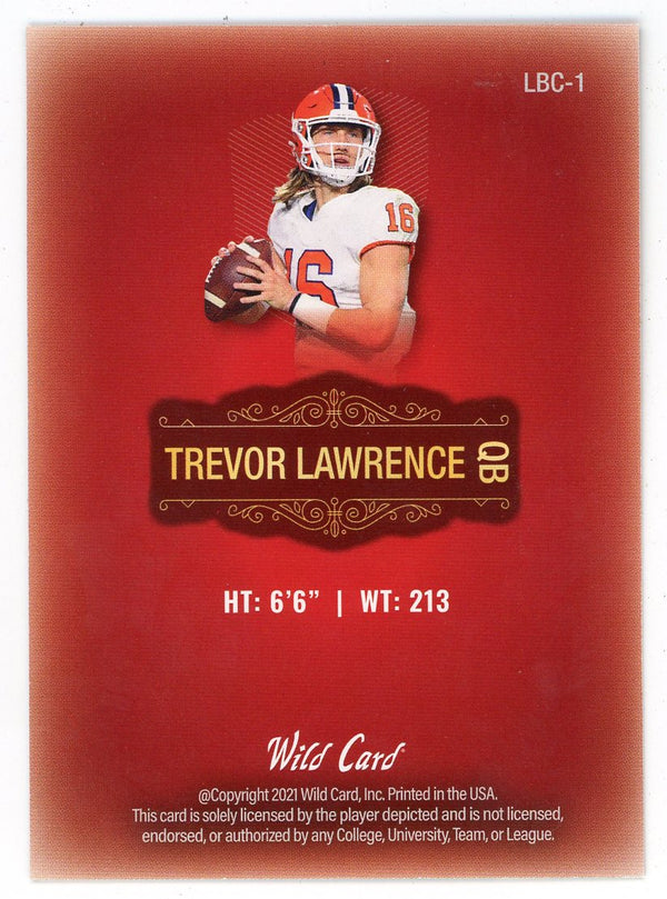 Trevor Lawrence 2021 Wild Card Matte ##LBC-1