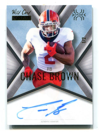 Chase Brown 2023 Wild Care Matte Autograph X-Plode 1/2 Card