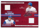 Ivan Rodriguez/ Kevin Mench/ Gabe Kapler/ Richard Hidalgo Team Quads 2005 Playoff Patch/Bat Relics #TQ-72