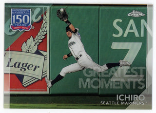 Ichiro Suzuki 2019 Topps chrome Greatest Moment #150C-3 Card