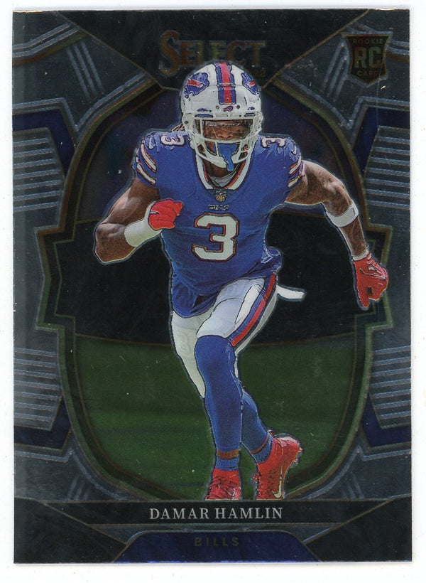 Damar Hamlin 2022 Panini Select Rookie Card #100