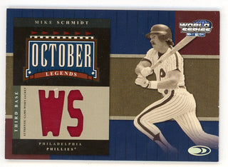 Mike Schmidt 2004 Donruss October Legends World Series Patch Relic #OL-12