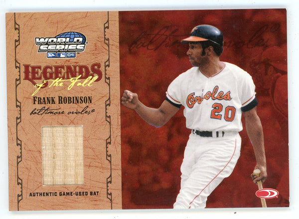 Frank Robinson 2004 Donruss Legends of the Fall Bat Relic #LF-9