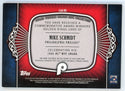 Mike Schmidt 2012 Topps Award Winners Golden Ring Collection #GAR-MS