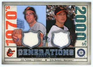 Jim Palmer/ Erik Bedard 2008 Upper Deck Generations Patch Relics #GEN-PB