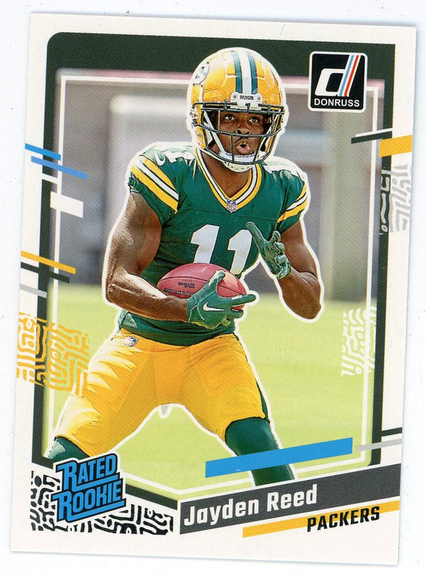 Jayden Reed 2023 Panini Donruss Rated Rookie #334