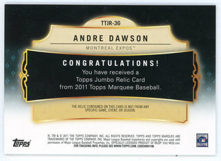 Andre Dawson 2011 Topps Titanic Threads #TTJR-36