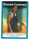 Michael Jordan 2021 Upper Deck Goodwins Champions Blue #1