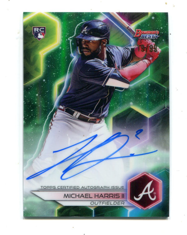 Michael Harris II 2023 Topps Bowman`s Best #B23MH Autographed Card /99