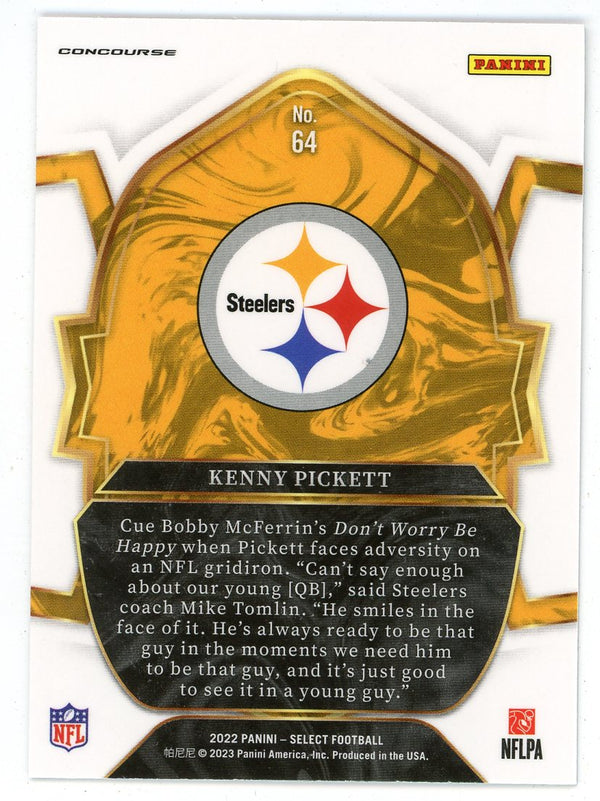 Kenny Pickett 2022 Panini Select Rookie Card #64