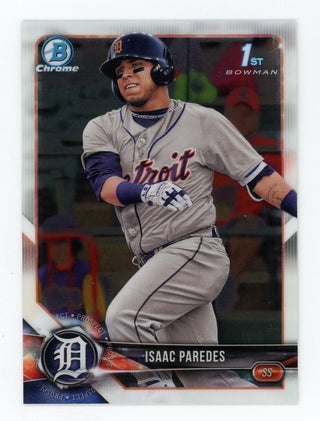 Isaac Paredes 2018 Topps 1st Bowman Chrome #BCP76 Card