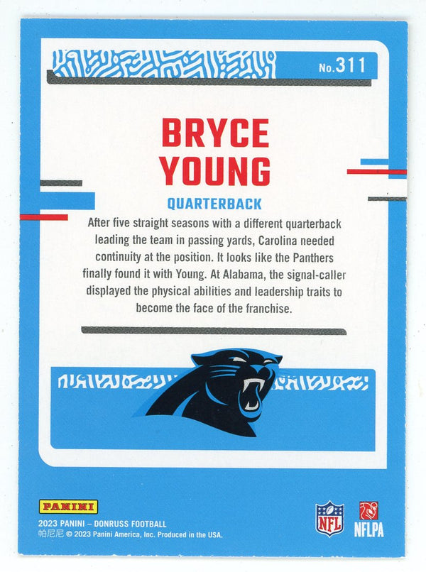 Bryce Young 2023 Panini Donruss Rated Rookie #311