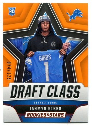 Jahmyr Gibbs 2023 Panini Rookies & Stars Draft Class #DC7 /125